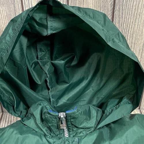 Nike Men Retro Puffer SKi Jacket Coat Green Hooded Sz M Classic Y2K Gorpcore - Picture 9 of 9