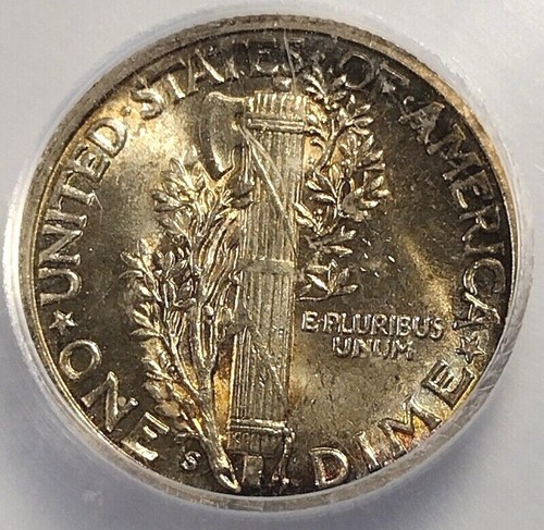 1944-S Mercury dime ICG MS63   A13-820 - Picture 3 of 9