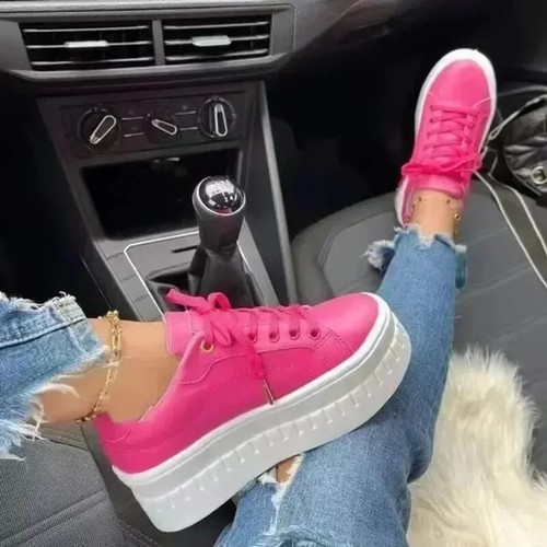 2025 Mujer Zapatillas De Tenis Traspirables Casual Moda Zapatos Para Correr - Foto 27 di 30