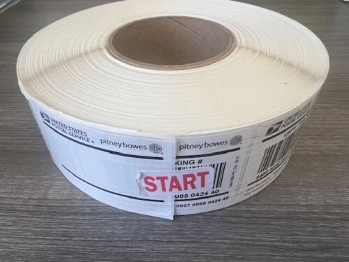 Rolle mit 2000 Pitney Bowes Etikett 888 Trackingnummer Aufklebern für USPS-Pakete