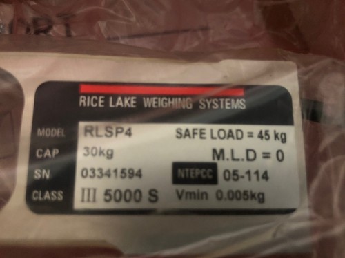 Rice-Lake RLSP4-30KG Aluminium; Einzelpunkt-Wägezelle 30KG 911729 - Bild 2 von 3