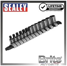 Sealey Premier Black Socket Set 1/4"Sq Drive 13pc Metric – AK7990