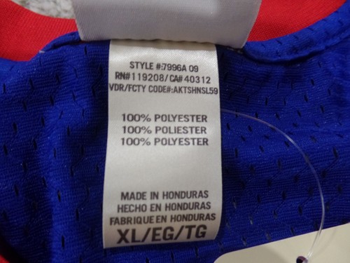 Camiseta Dennis Rodman Detroit Pistons Swingman Adidas 7996A Talla Grande XL Etiquetas Nuevas - Imagen 6 de 7