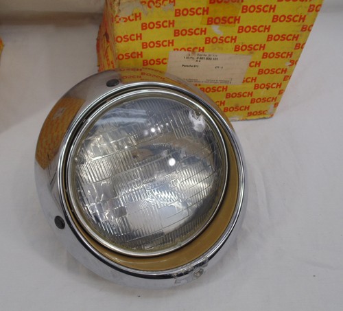Porsche Bosch Hella 911 1984-1994 Headlight Housing Bezel & Bulb - Picture 6 of 9