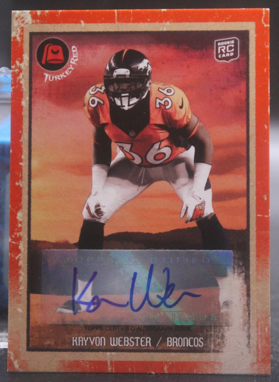 2013 Topps Turkey Red - Kayvon Webster #46 Autographs (AU, RC)