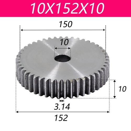 Zahnrad Stirnrad Modul 1 - Stahl C45, Zahnräder mit 8-200 Zähne Dicken 10mm - Bild 80 von 83