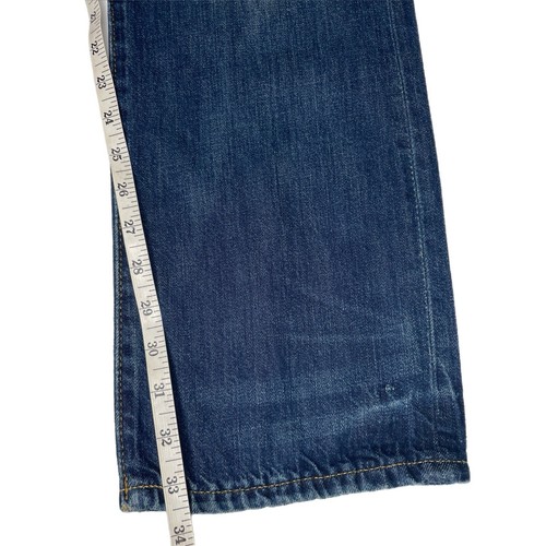 Polo Ralph Lauren Varick Slim Straight Patchwork Repaired Jeans Sz 36x34 - Bild 14 von 14