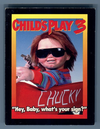 Vintage 1991 Child's Play 3 Movie Promo Cards Complete Set of 5 Horror - Picture 11 of 12