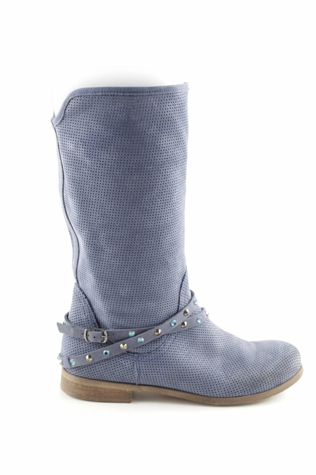 TOSCA Blau Schaftstiefel blau Street-Fashion-Look Damen Gr. DE 38 Stiefel TOSCA Blau Schaftstiefel blau Street-Fashion-Look Damen Gr. DE 38 Stiefel
