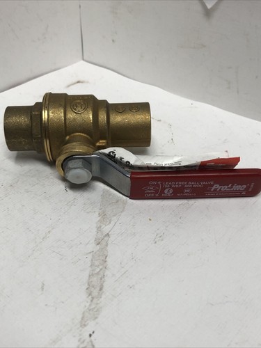 3/4" Solder-Lead Free 3/4" Full Port Copper Ball Valve- 3/4" Swet 3/4" CxC