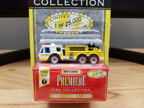 Matchbox Premiere Bay District Fire Department Ladder 3 Limited Edition - Picture 2 of 6