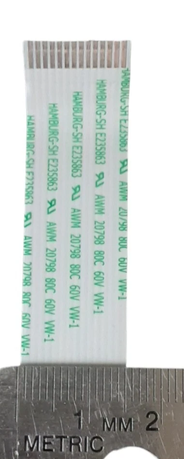 14 Pin HamburgSH E235863 AWM 20798 80C 60V VW-1 (15mm X 18.5") 1.0mm Pitch TypeA - Image 4 of 4