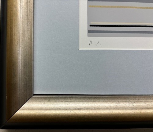 Fox "Black Deco Vase" SIgned & # FRAMED Serigraph Art Deco Still Life NEW - Picture 3 of 4