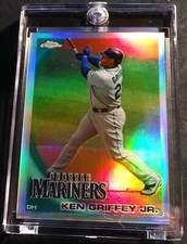 2010 KEN GRIFFEY JR TOPPS CHROME REFRACTOR #28 MARINERS HOF SHARP (752)