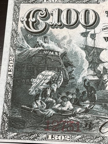 Reproduction $100 National Bank Note 1882 Providence RI Copy Brown Bk Read Below - Picture 3 of 10