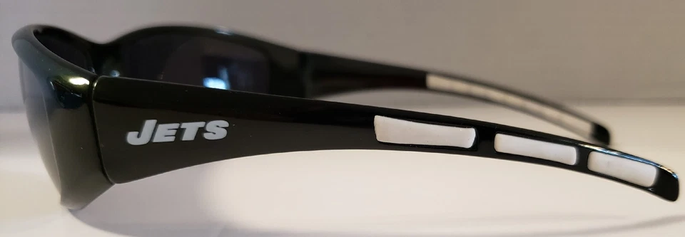 New York Jets Wrap Around Sunglasses Football - Image 3 of 4