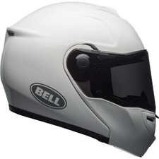 Bell SRT Modular Street Motorcycle Helmet - Gloss White - M MD Medium