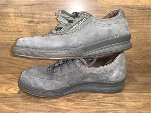 Mephisto Match Runoff Nubuck Shoes in BIRCH Dark Gray Lace-Up Women's Size 8.5 - Picture 3 of 11