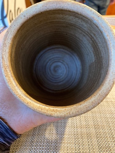 Unique Handmade Glazed Pottery Vase - Oriental Design - Picture 2 of 5