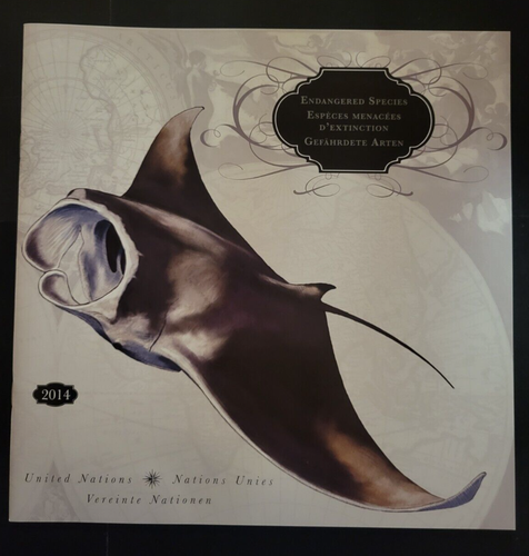 UN Stamps 2014 Endangered Species Year Book MNH Stamps & Mounts - Free Shipping