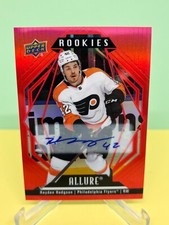 22-23 Allure Hayden Hodgson RED RAINBOW ROOKIE AUTO SP #149 Philadelphia Flyers
