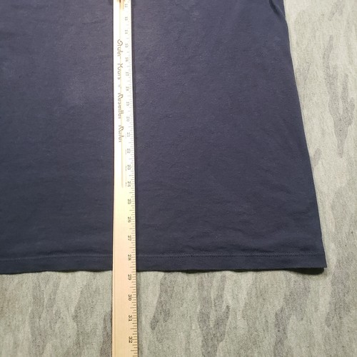 Vintage Chaps Ralph Lauren Shirt Mens Large Blue Short Sleeve Year 2000 - Picture 8 of 10