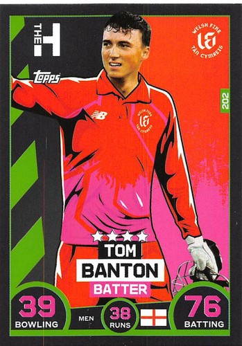Topps CRICKET ATTAX 2021 - THE CIEN - Elige tu jugador de equipo #1 a #226 - Imagen 175 de 195
