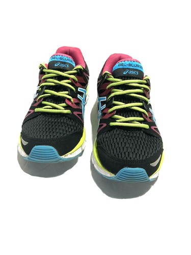 Asics Womens Gel Blur 33 Running Black Pink Blue Athletic Shoes T2H8N Size 5.5  - Picture 1 of 6