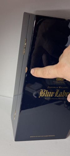 Johnnie Walker Blue Label höchste Auszeichnungen Whisky leere Flasche mit Etui, ltd ed - Bild 5 von 10