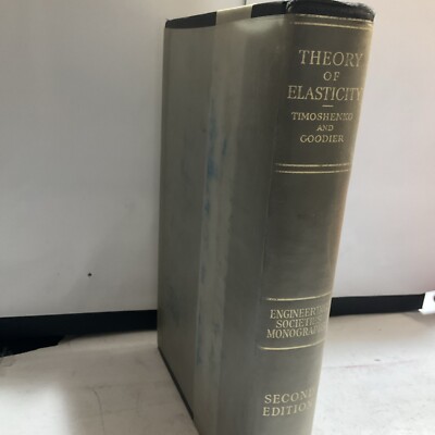 Theory of Elasticity Timoshenko & Goodier 2nd Ed. Enginering