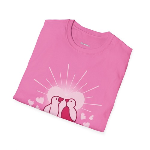 Bird Heart Valentine's Day T-Shirt, Love Bird Tee, Sweet Graphic Tshirt, Couples - 第 33/65 張圖片