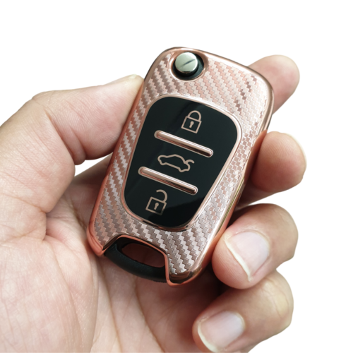 Key Case Cover for Kia Sportage Rio 3 Soul Optima Ceed Pro K5 K2 Pride Hyundai - Picture 3 of 9