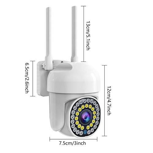 Camaras De Seguridad 2MP 5G Wifi Exterior Inalambrica Con Vision Nocturna Video - Picture 24 of 33