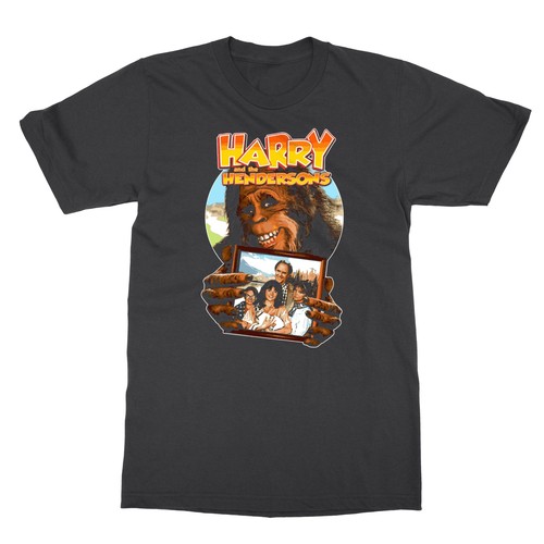 Bigfoot Harry And The Hendersons 80s Vintage Movie Men's T-Shirt - Picture 9 of 16