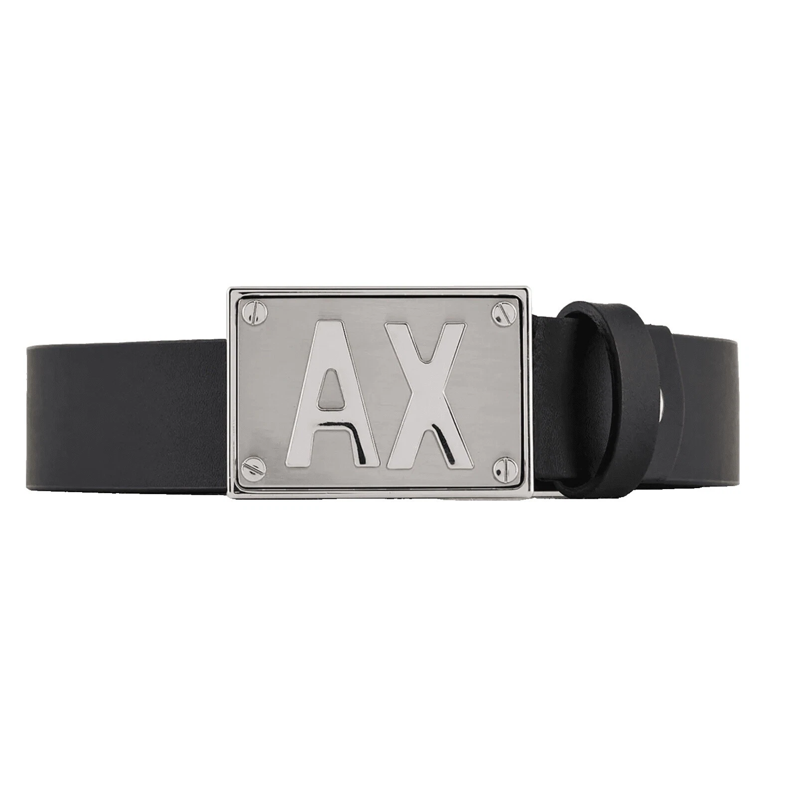 Cinturones negros para hombres Armani Exchange