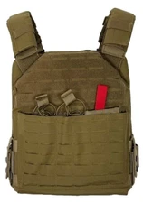 VISM Laser Cut Kangaroo Plate Carrier Vest MED-2XL for 10x12 plate Tactical TAN