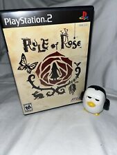 Rule of Rose (Sony PlayStation 2, 2006) PS2 w/ Registration Card *VG CONDITION*