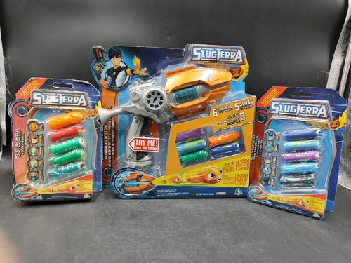 SET 3 SLUGTERRA Figur ELI'S Blaster Deluxe 5 Bullet Firestorm Jakks Pacific - Bild 2 von 3
