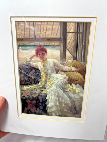 Tissot luglio esemplare di ritratto stampa opaca Chicago Art Institute sigillato - Foto 2 di 3