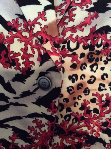 Bern and Mort animal print lined jacket size 12 - Picture 3 of 4