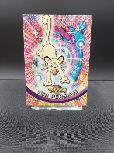 TOPPS SET - Meowth, Persian - TVA SERIES 1 - NP - Pokemon - BLACK LOGO - Picture 4 of 5