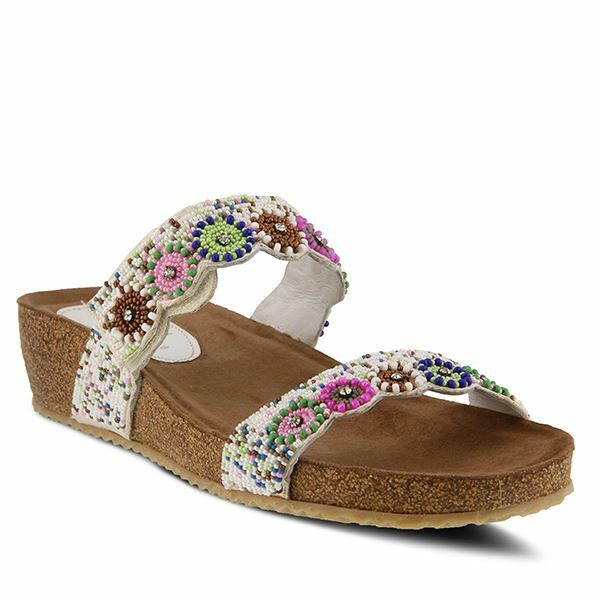 Spring Step Azura Bahama Slide Sandali Bianco e Vari Coloreei Spring Step Azura Bahama Slide Sandali Bianco e Vari Coloreei