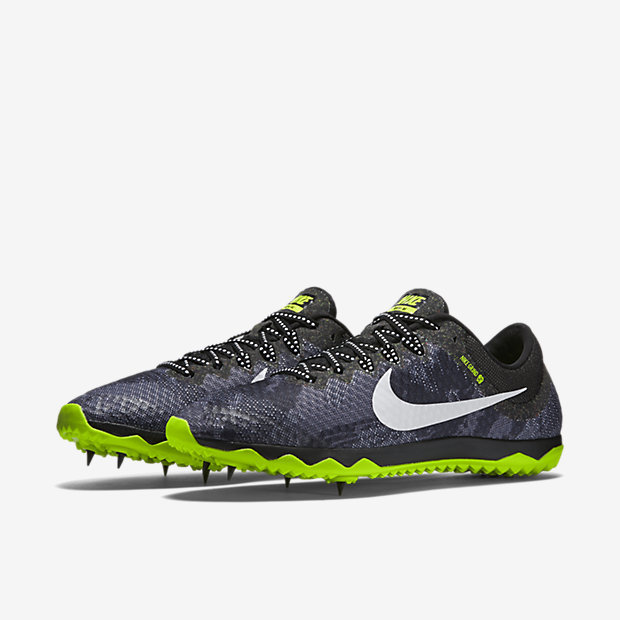 NEW NIKE ZOOM RIVAL XC Spikes TRACK Shoes MENS 8 Black Volt White 749349 017 NEW NIKE ZOOM RIVAL XC Spikes TRACK Shoes MENS 8 Black Volt White 749349 017