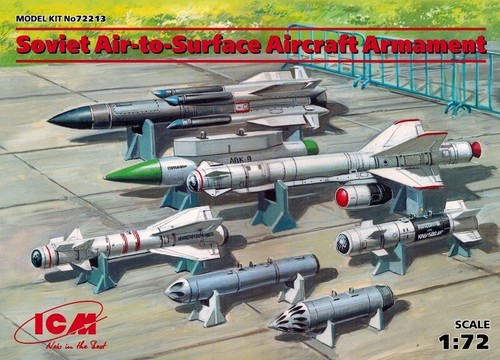 ICM 72213 - Soviet Air to Surface Aircraft Armament - 1:72
