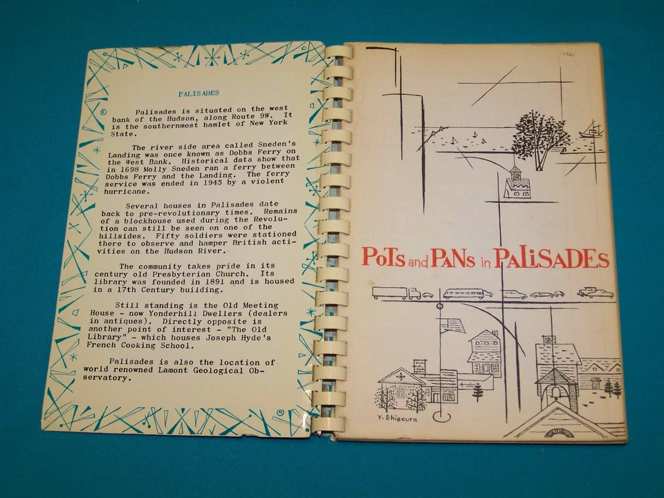 1961 Palisades (NY) Elementary School PTA Cook Book Pots and Pans in Palisades - Image 2 of 4