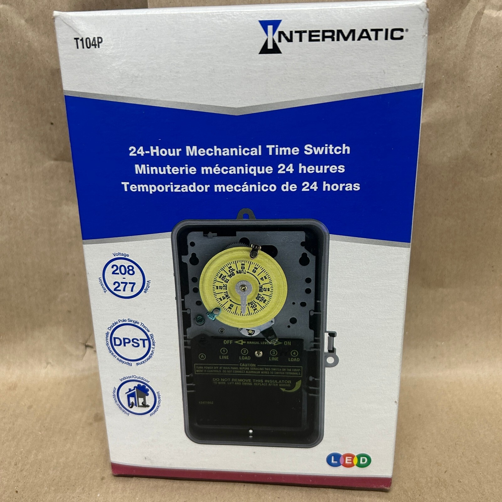 Intermatic T104P 24 Hour Mechanical Time Switch Pool Spa Switch eBay