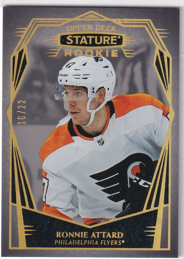22/23 UD STATURE RONNIE ATTARD PHOTO VARIATION RC ROOKIE /22 #133