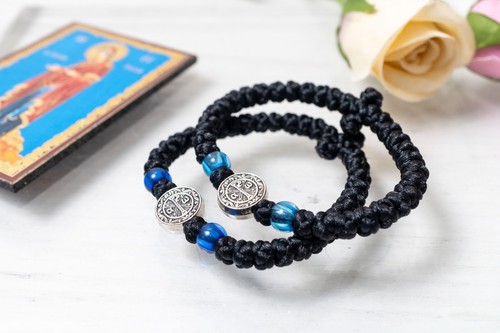 Handgefertigtes 33-Knoten Gebetsseil Armband Komboskoini - Glaube, Schutz & Segen - Bild 2 von 18