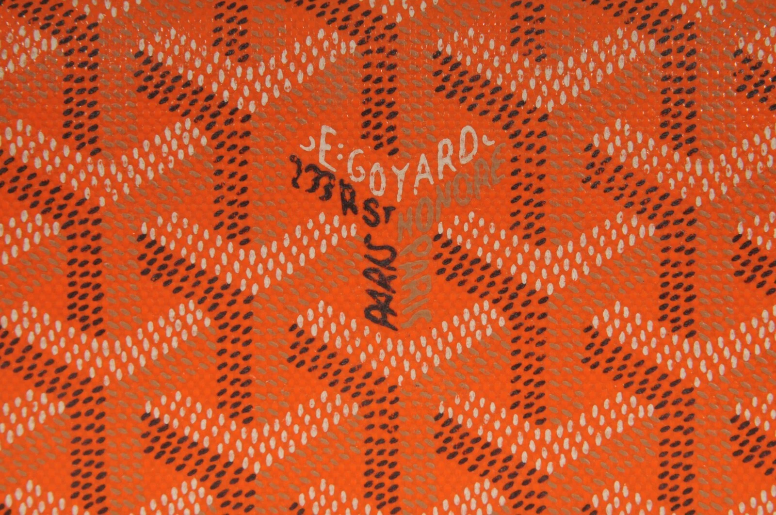 Portafoglio Goyard Monte Carlo Mini arancione edizione limitata pochette da polso