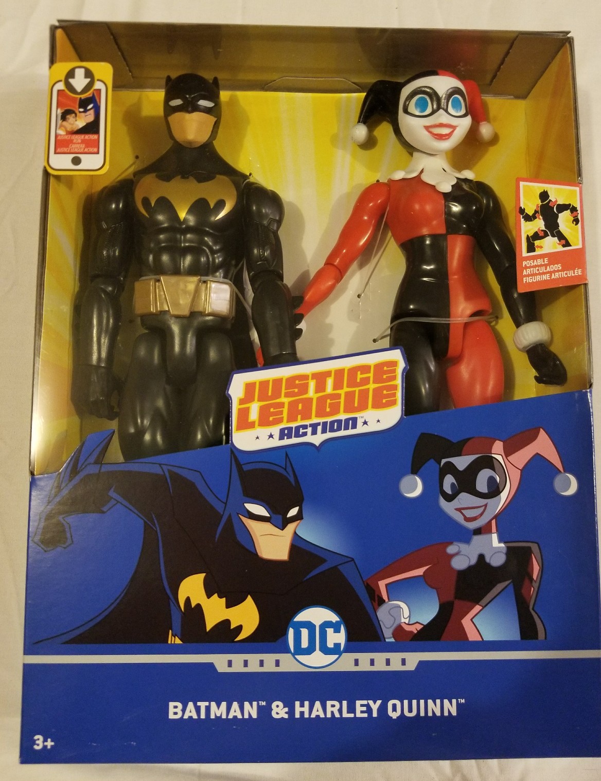 H5 Joker and Harley Quinn Justice League Mini Figures SDCC 2015 DC Comics